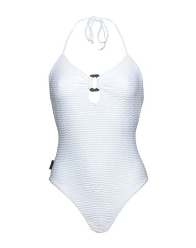 Rrd Woman One-piece Swimsuit White Size 6 Polyamide, Elastane