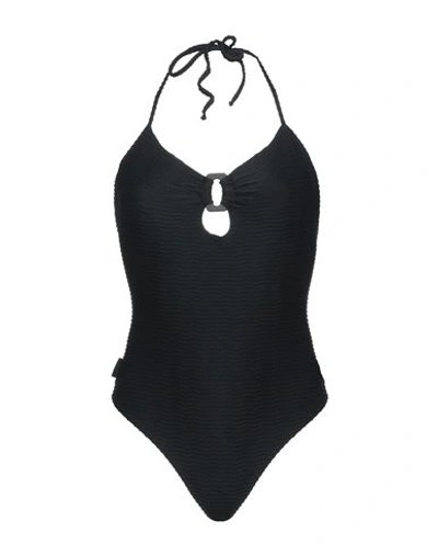 Rrd Woman One-piece Swimsuit Black Size 4 Polyamide, Elastane