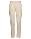 By And Man Pants Cream Size 30 Cotton, Elastane In White