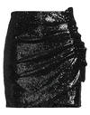 Suoli Woman Mini Skirt Black Size 8 Polyester