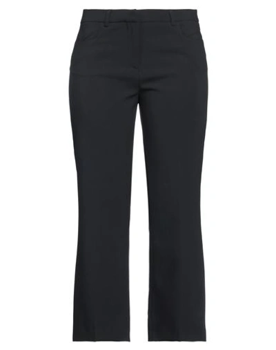 Alysi Woman Pants Black Size 8 Polyester, Viscose, Elastane
