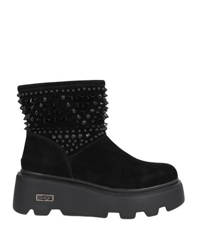 Cult Woman Ankle Boots Black Size 10 Soft Leather