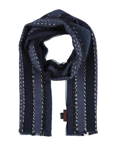 Fiorio Scarves In Navy Blue