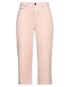 Freddy Woman Pants Light Pink Size M Cotton, Elastane In Pink