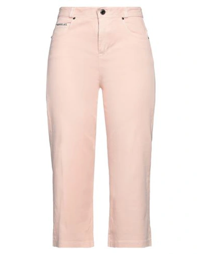 Freddy Woman Cropped Pants Light Pink Size S Cotton, Elastane