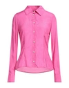 AHLUWALIA AHLUWALIA WOMAN SHIRT FUCHSIA SIZE 6 RAYON