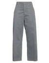 DEPARTMENT 5 DEPARTMENT 5 WOMAN PANTS GREY SIZE 27 COTTON, ELASTANE