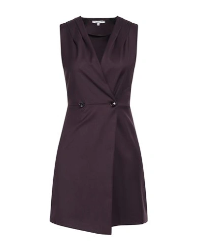 Patrizia Pepe Woman Mini Dress Purple Size 2 Polyester, Viscose, Elastane