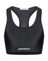 Hinnominate Woman Top Black Size M Polyamide, Elastane