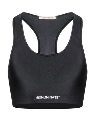 Hinnominate Woman Top Black Size M Polyamide, Elastane