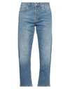 Liu •jo Man Man Jeans Blue Size 34 Cotton, Elastane In Blue