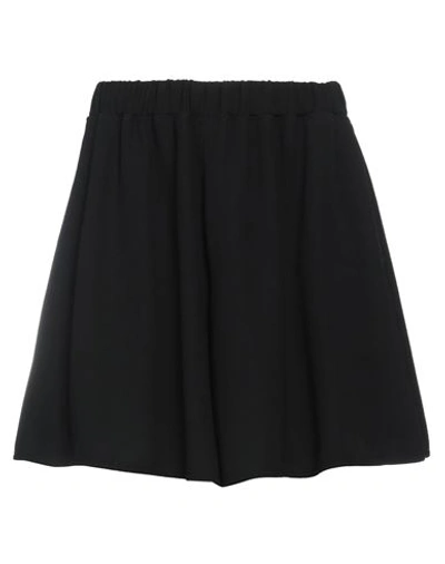 Jucca Woman Shorts & Bermuda Shorts Black Size 4 Polyester