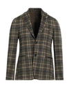 Luca Bertelli Man Blazer Yellow Size 42 Viscose, Polyester, Elastane In Yellow