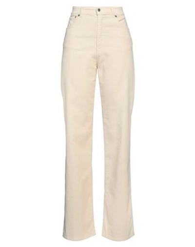 Mauro Grifoni Grifoni Woman Pants Cream Size 31 Cotton, Elastane In White