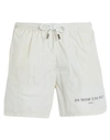 Ih Nom Uh Nit Man Swim Trunks Cream Size Xl Polyamide, Elastane In White