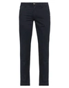 Barbati Man Pants Midnight Blue Size 32 Cotton, Elastane In Blue