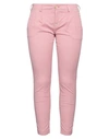 JACOB COHЁN JACOB COHЁN WOMAN PANTS PASTEL PINK SIZE 29 COTTON, POLYAMIDE, ELASTANE