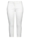 Alpha Studio Woman Pants Ivory Size 8 Cotton, Elastane In White