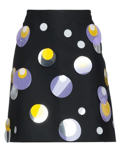 Vivetta Woman Mini Skirt Black Size 8 Cotton, Elastane, Polyester