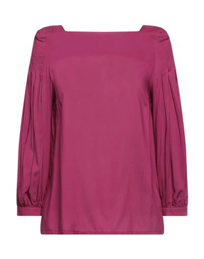 Siste's Woman Top Deep Purple Size Xs Viscose In Purple