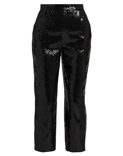 Karl Lagerfeld Woman Pants Black Size 8 Viscose, Polyester, Elastane