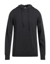 Alpha Studio Man Sweater Lead Size 44 Merino Wool In Grey