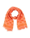 Alexander Mcqueen Man Scarf Orange Size - Modal