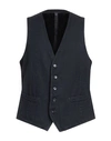 L.b.m 1911 L. B.m. 1911 Man Vest Midnight Blue Size 44 Cotton, Nylon, Elastane In Blue