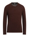 Alpha Studio Man Sweater Chocolate Brown Size 44 Acrylic, Alpaca Wool, Polyamide, Merino Wool