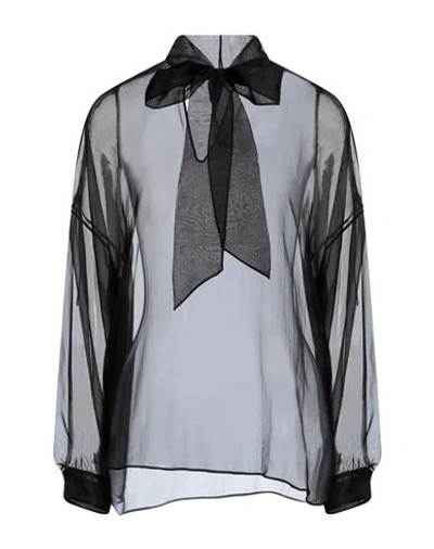 Valentino Garavani Woman Blouse Black Size 4 Silk