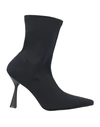 Stele Woman Ankle Boots Black Size 9 Textile Fibers In Black