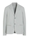 A.testoni Testoni Man Blazer Light Grey Size 46 Cotton, Elastane