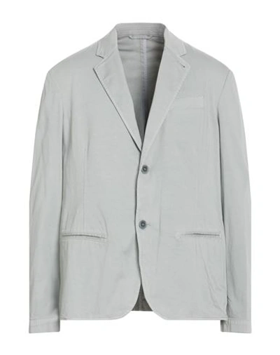 A.testoni A. Testoni Man Blazer Light Grey Size 44 Cotton, Elastane