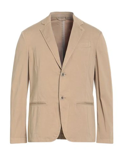 A.testoni A. Testoni Man Suit Jacket Beige Size 46 Cotton, Elastane