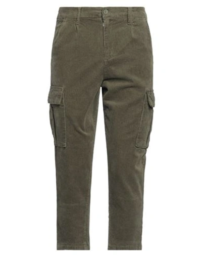 Only & Sons Man Pants Military Green Size 32w-30l Cotton, Recycled Cotton, Elastane