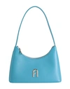 Furla Woman Handbag Pastel Blue Size - Calfskin
