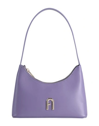 Furla Woman Handbag Light Purple Size - Calfskin
