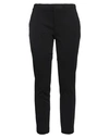 1-one Woman Pants Black Size 6 Viscose, Polyamide, Elastane In Black