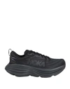 HOKA ONE ONE HOKA ONE ONE BONDI 8 W [-] WOMAN SNEAKERS BLACK SIZE 7.5 TEXTILE FIBERS