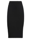 Jucca Woman Midi Skirt Black Size 4 Viscose, Polyamide, Elastane