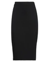 Jucca Woman Midi Skirt Black Size 10 Viscose, Polyamide, Elastane