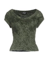 Dsquared2 Woman Sweater Dark Green Size L Polyamide
