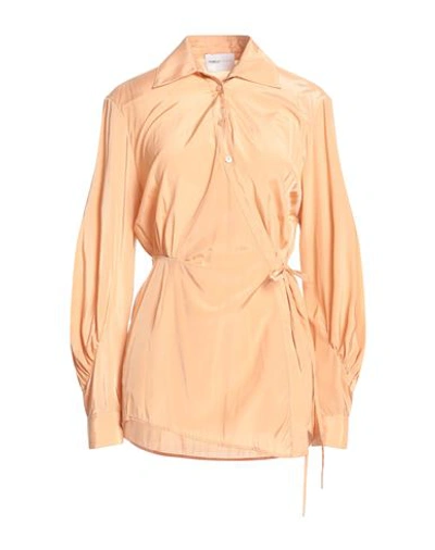 Isabelle Blanche Paris Woman Shirt Blush Size Xs Polyester, Viscose In Pink