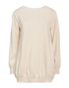 Shirtaporter Woman Sweater Beige Size 10 Wool, Cashmere