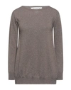Shirtaporter Woman Sweater Khaki Size 4 Wool, Cashmere In Beige