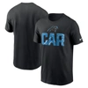 Nike Black Carolina Panthers Local Essential T-shirt In Black