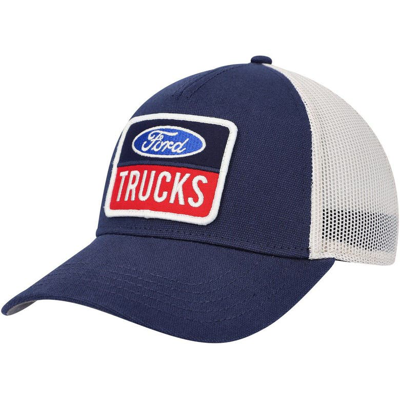American Needle Navy Ford Trucks Twill Valin Patch Snapback Hat
