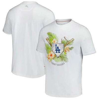 Tommy Bahama White Los Angeles Dodgers Island League T-shirt