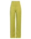 Le Streghe Woman Pants Lime Green Size Xs Polyester, Elastane