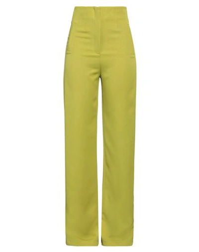 Le Streghe Woman Pants Lime Green Size Xs Polyester, Elastane